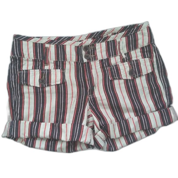 Anthro Hei Hei Striped Shorts, Women's 4 US - Picture 1 of 7